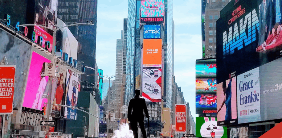 Startup using cost-effective outdoor advertising like hoardings and transit ads to gain visibility