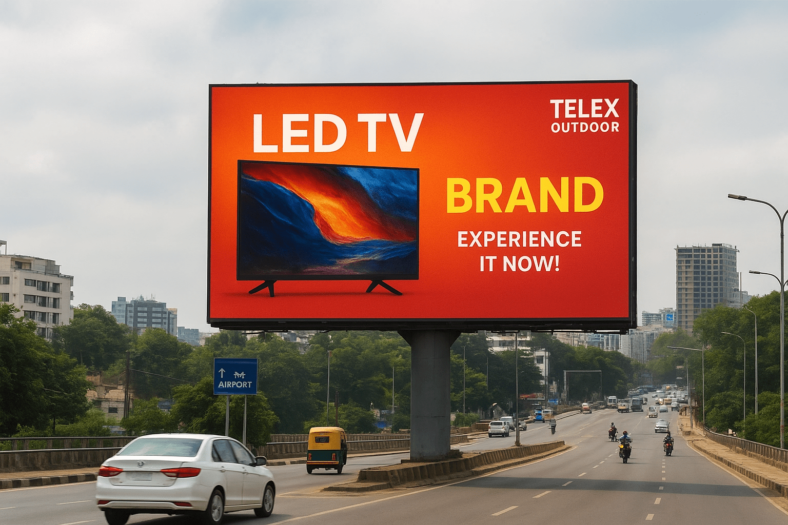Gantry branding in Bangalore highways