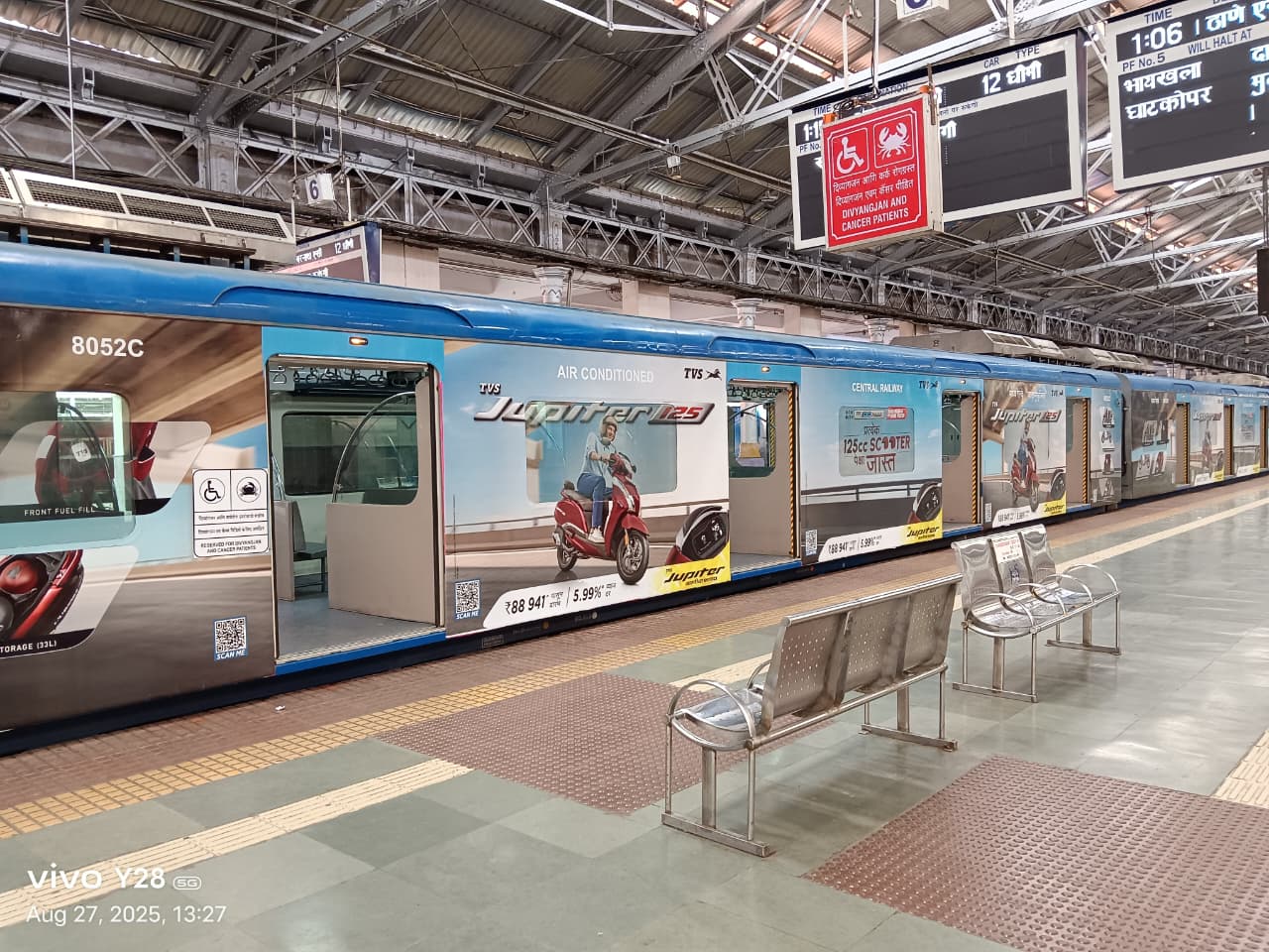 Mumbai Metro in-train audio advertising for brand promotions